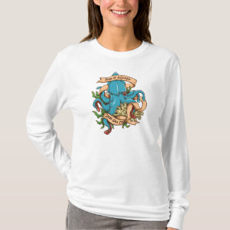 T-shirt Hausse de poulpe de monstre de Kraken