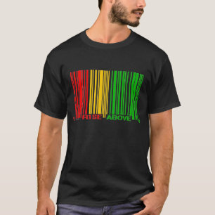 T-shirt Hausse de Rasta au-dessus de code barres !