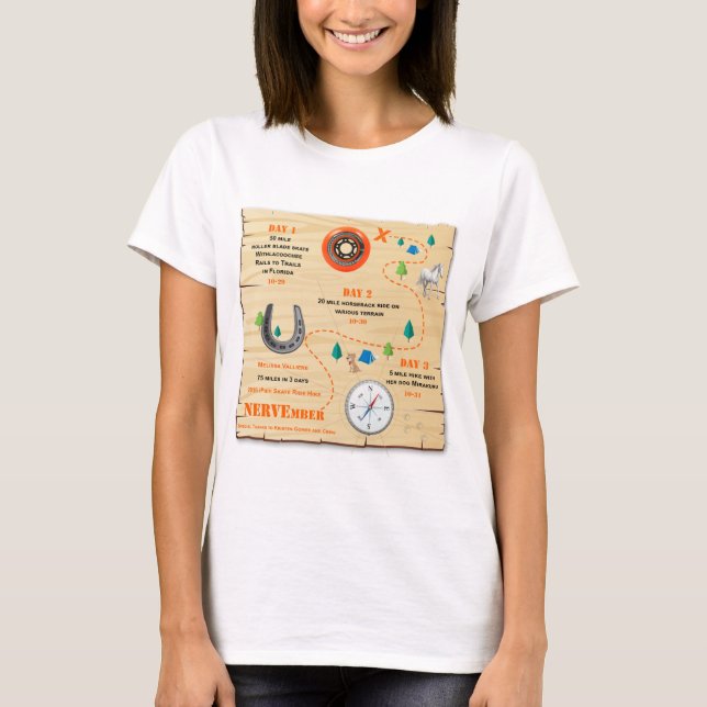 T-shirt Hausse de tour de patin pour NERVEmber (Devant)