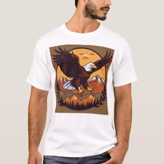T-shirt "Haut : Embrassez votre aigle intérieur"