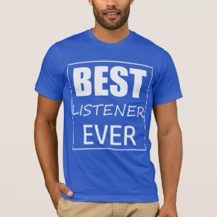T-shirt haut Meilleur auditeur funky