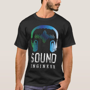 T-shirt Haut-parleurs rétro Musique Ingénierie audio