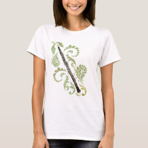 T-shirt Hautbois et feuillage
