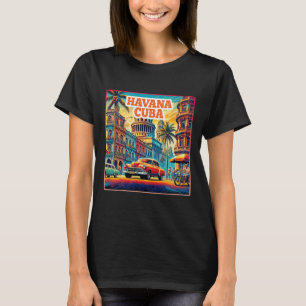 T-shirt Havana Cuba Chemises Famille Voyage Tourisme Vinta