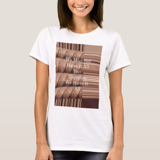 T-shirt Have it toutes les girafes Safari Hakuna Matata wo (Devant)