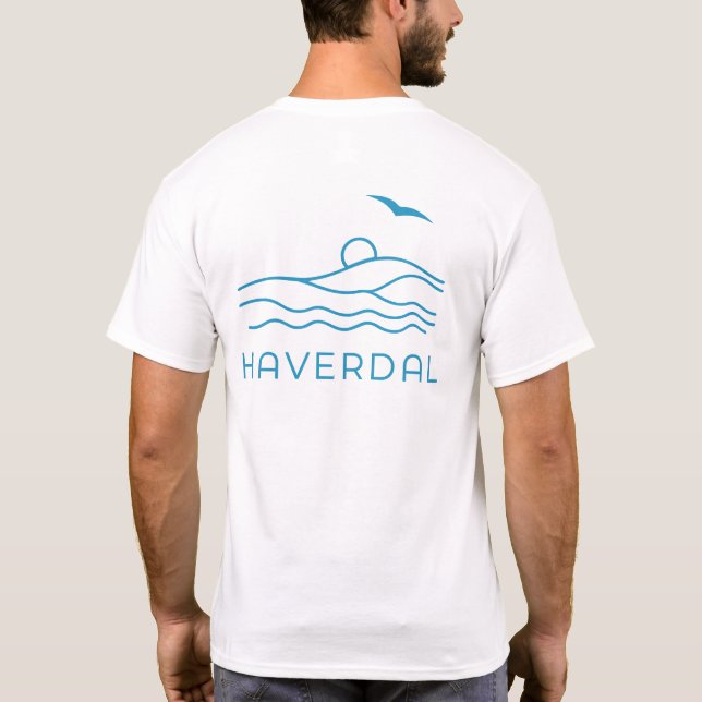 T-shirt Haverdal Suède Ocean Holiday (Dos)