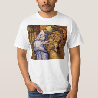 T-shirt Haveuses de moutons par Vincent van Gogh