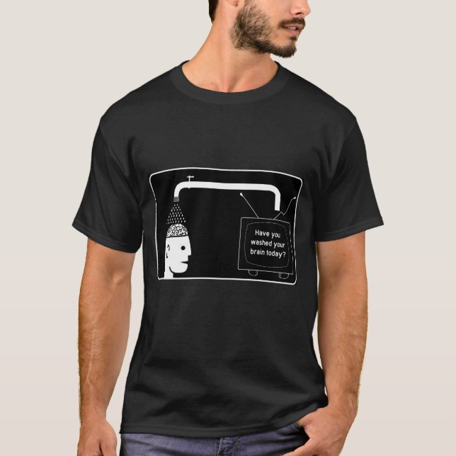 T-shirt Havyou a lavé votre cerveau ? (Devant)