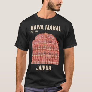T-shirt Hawa Mahal Jaipur Inde Affiche de Voyage Vintage R