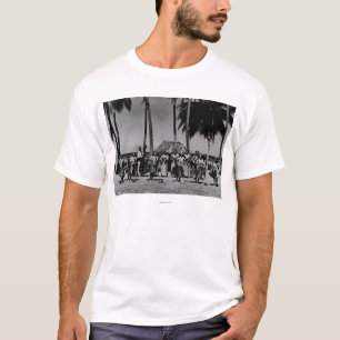 T-shirt Hawaï - ligne de la danse de filles de danse