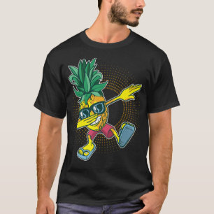 T-shirt Hawaïen Aloha Plages Ananas Dabbing Lunettes de