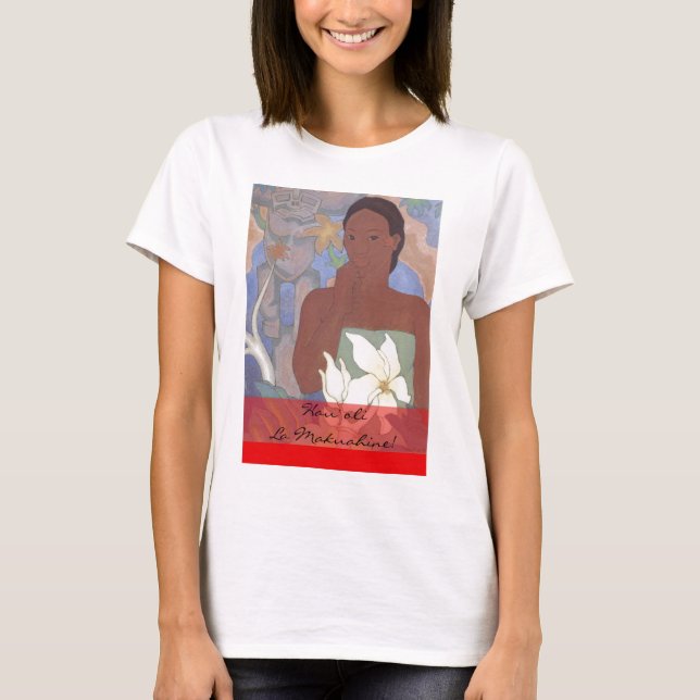 T-shirt hawaïen du jour de mère (Devant)