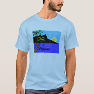 T-shirt hawaïen principal de diamant