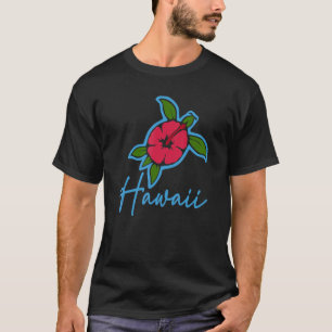 T-shirt Hawaii 2022 Île Hawaiian Sea Turtle Tropical Fl