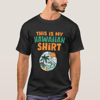 T-shirt Hawaii Beaches Luau Aloha Hibiscus Flower Hawaiian