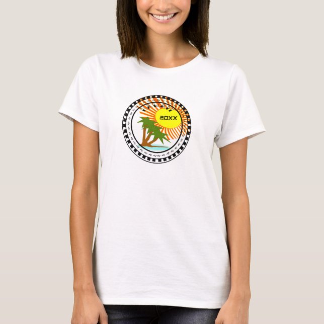 T-shirt Hawaii Destination Vacances (Devant)