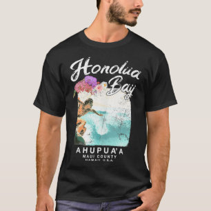 T-shirt Hawaii Honolua Bay Maui Vintage Hawaiian Surf