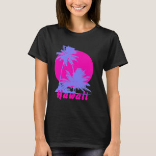 T-shirt Hawaii Night Life Palms and Beach