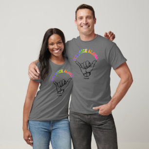 T-shirt Hawaii Pratique Aloha Shaka (Hang lâche)