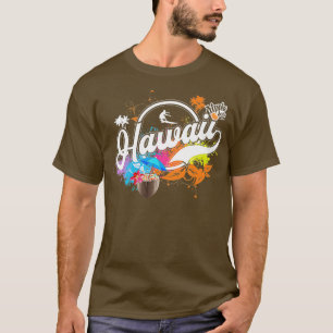 T-shirt Hawaii Themed Fun Summer Surfing Dippin Dots