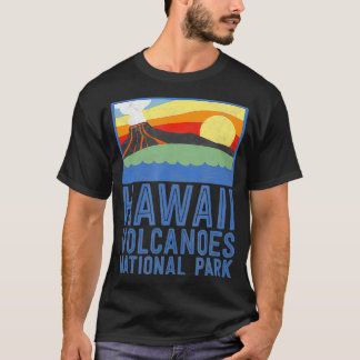 T-shirt Hawaii Volcanoes National Park Vintage Retro Desig