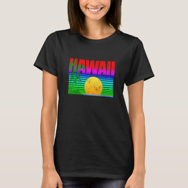 T-shirt Hawaiian Islands Aloha State (Devant)