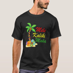 T-shirt Hawaiian Mele Kalikimaka Famille de jumelage de No