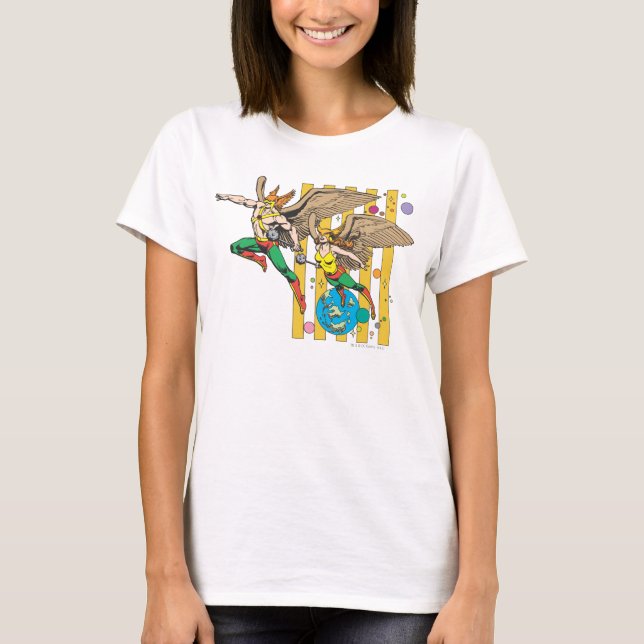 T-shirt Hawkman & Hawkwoman (Devant)
