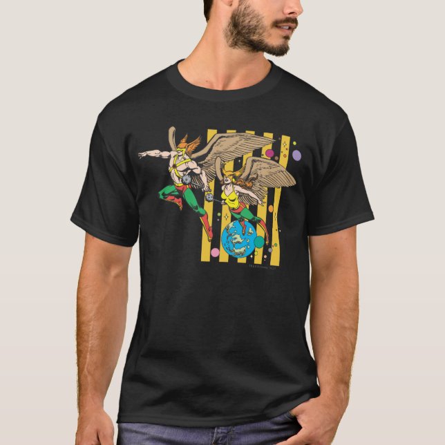 T-shirt Hawkman & Hawkwoman (Devant)