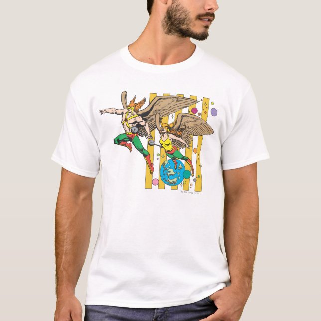 T-shirt Hawkman & Hawkwoman (Devant)