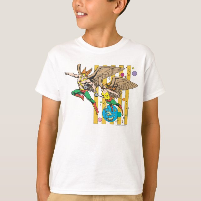 T-shirt Hawkman & Hawkwoman (Devant)
