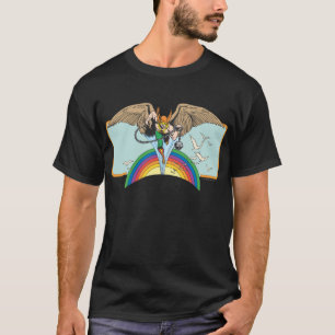 T-shirt Hawkman survole le ciel