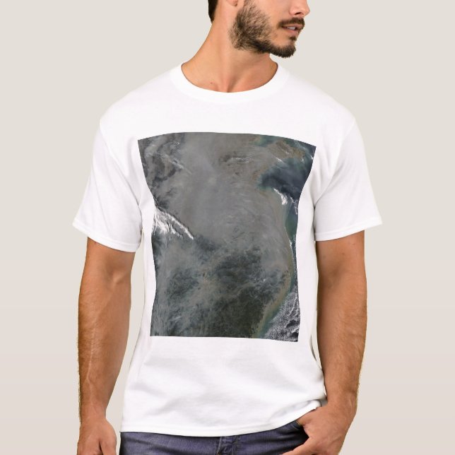 T-shirt Haze au-dessus de la Chine orientale (Devant)