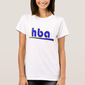 T-shirt HBA bleu et jaune