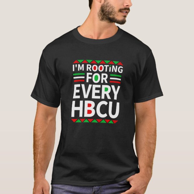 T-shirt HBCU Black History Pride Historical Black College  (Devant)