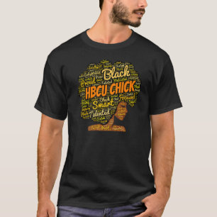 T-shirt HBCU Mots clés en Afro Premium