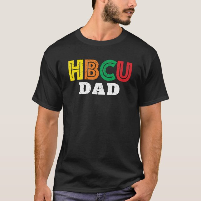 T-shirt HBCU Papa père de Black College Uni historique (Devant)