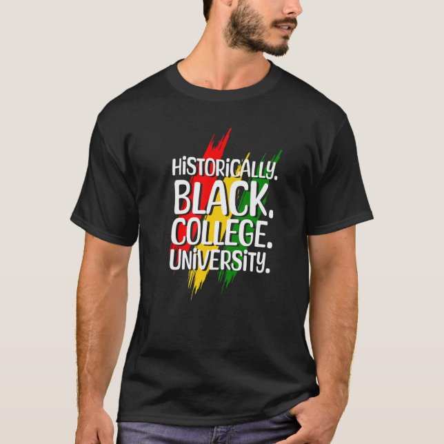 T-shirt HBCU Vêtements Historique Black College HBCU Premi (Devant)