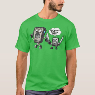 T-shirt HDD VS SSD Jeux et ordinateur drôle nouveauté ami