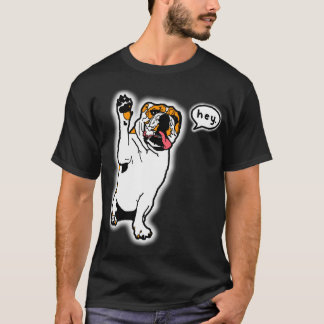 T-shirt Hé bouledogue