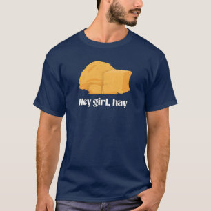 T-shirt Hé fille, foin