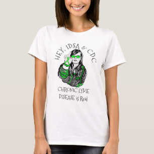 T-shirt Hé,  IDSA & CDC Chemise Maladie de Lyme