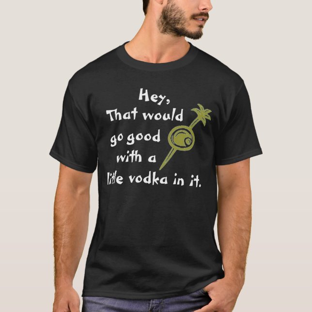 T-shirt Hé qui disparaîtrait bon. (Devant)