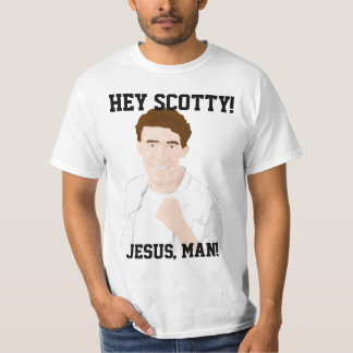 T-shirt Hé Scotty, Jésus, homme !