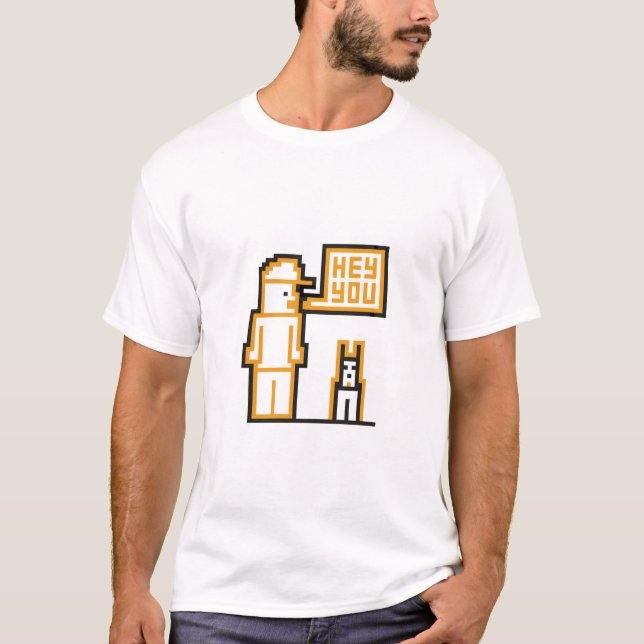 T-shirt Hé, toi (Devant)