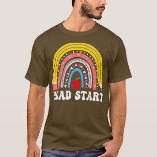 T-shirt Head Start Rainbow Headstart Enseignant Premier Jo