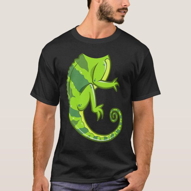 T-shirt Headless Chameleon Lizard Halloween Costume DIY Ou (Devant)