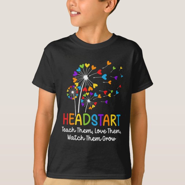 T-shirt Headstart Teacher Early Childhood Educator  (Devant)