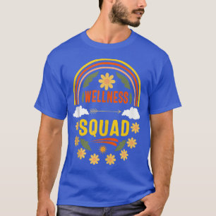 T-shirt Health Coach Wellness Squad Rainbow Fitness Gym Cr