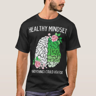 T-shirt Healthy Mindset Green Mental Health Awareness 1631